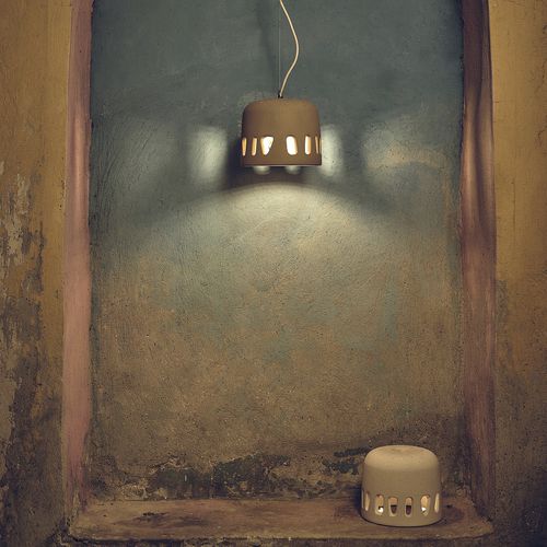Lampada a sospensione - LUNA - Urbi et Orbi - in calcestruzzo / contemporanea / con cavo