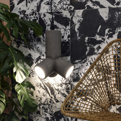 Lampada a sospensione - TUUUB - Urbi et Orbi - in calcestruzzo / contemporanea / con cavo