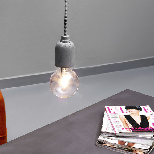 Lampada a sospensione - AMPULLA PIC - Urbi et Orbi - in calcestruzzo / contemporanea / con cavo