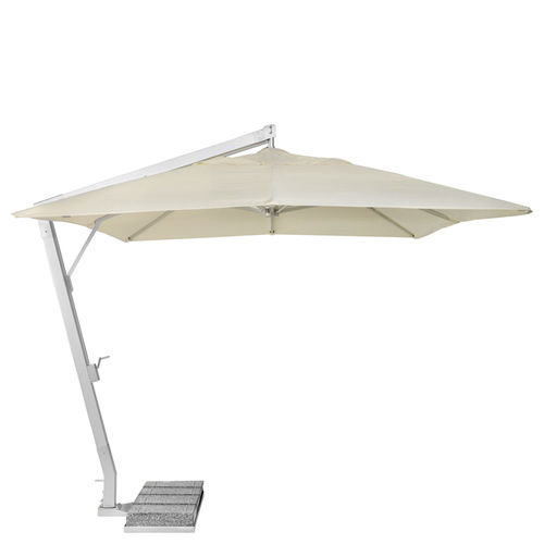 Ombrellone laterale - CANTILEVER II - JANUS et Cie - in alluminio / in acciaio inossidabile / resistente al vento