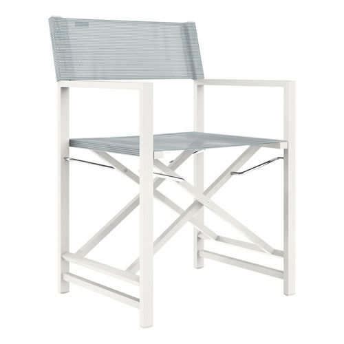 Sedia contemporanea - KAMP  - JANUS et Cie - da interno / in tessuto / con supporto in alluminio