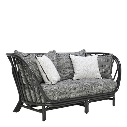 Divano classico - KYOTO  - JANUS et Cie - da giardino / grigio / in rattan