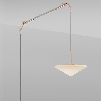 Lampada a sospensione - SPINNE 35 - Kalmar Werkstaetten - in ottone lucidato / in rame lucido / in vetro