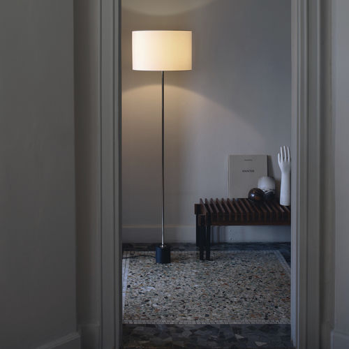 Lampada da terra - KILO BL - Kalmar Werkstaetten - in metallo / contemporanea / con cavo