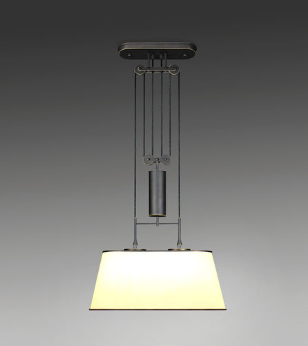 Lampada a sospensione - ZYLINDERZUG - Kalmar Werkstaetten - in metallo / in seta / contemporanea
