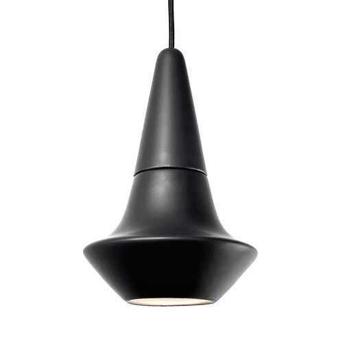 Lampada a sospensione - SMALL LIGHT 1.0_matte black - neo - in ceramica / minimalista / con cavo