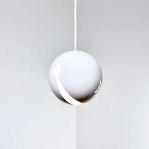 Lampada a sospensione - POP_glossy white - neo - in ceramica / contemporanea / con cavo