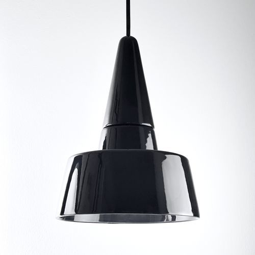 Lampada a sospensione - SMALL LIGHT 2.0_glossy black - neo - in ceramica / design minimalista / con cavo