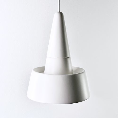 Lampada a sospensione - SMALL LIGHT 2.0_glossy white - neo - in ceramica / design minimalista / con cavo