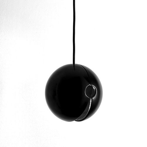 Lampada a sospensione - POP_glossy black - neo - in ceramica / design minimalista / con cavo