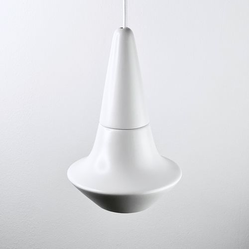 Lampada a sospensione - SMALL LIGHT 1.0_matte white - neo - in ceramica / design minimalista / con cavo