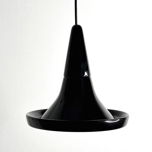 Lampada a sospensione - SMALL LIGHT 4.0_glossy black - neo - in ceramica / design minimalista / con cavo