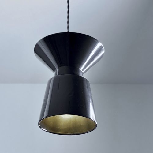 Lampada a sospensione - TWIN 2.2_glossy black - neo - in ceramica / design minimalista / con cavo