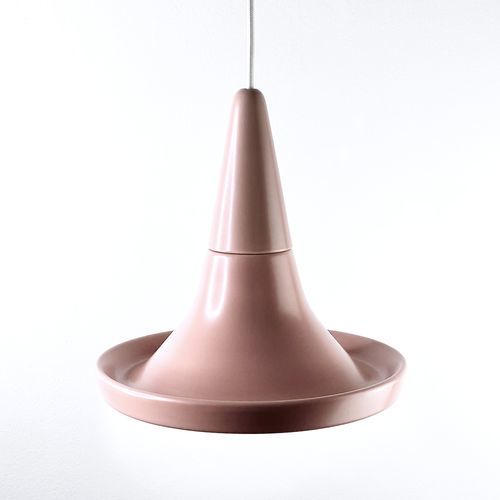Lampada a sospensione - SMALL LIGHT 4.0_matte salmon - neo - in ceramica / design minimalista / con cavo