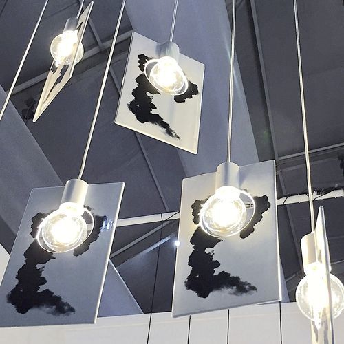 Lampada a sospensione - SMOKE - neo - in ceramica / design minimalista / con cavo