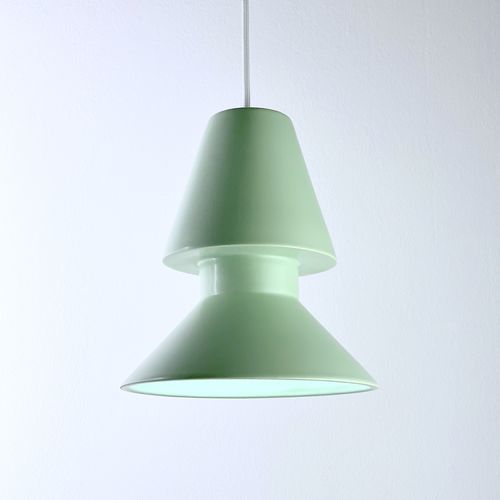 Lampada a sospensione - TWIN 1.1_matte mint - neo - in ceramica / design minimalista / con cavo