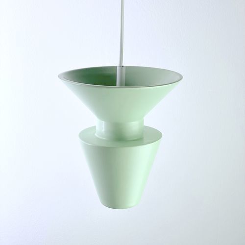 Lampada a sospensione - TWIN 1.2_matte mint - neo - in ceramica / design minimalista / con cavo
