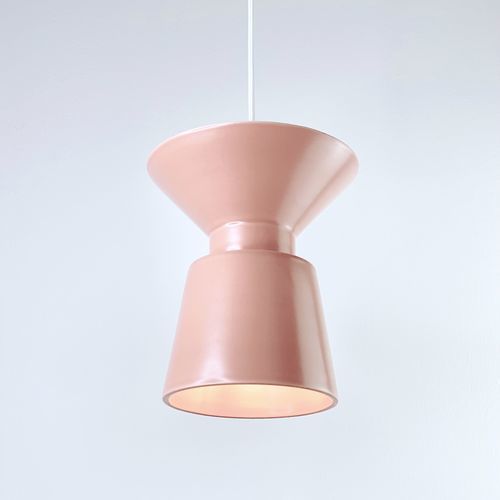 Lampada a sospensione - TWIN 2.2_matte salmon - neo - in ceramica / design minimalista / con cavo