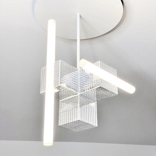 Plafoniera contemporanea - DAZZLE - neo - in vetro / in ceramica / LED