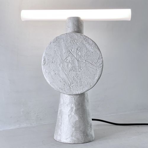 Lampada da tavolo - HALO_circle - neo - in ceramica / in calcestruzzo / design originale