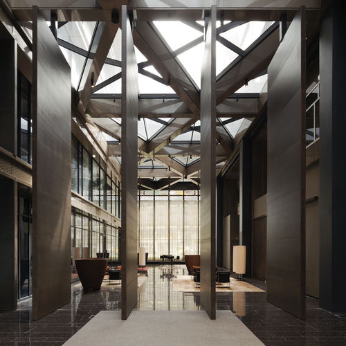 Parete mobile - Atrium Amsterdam - FritsJurgens - in legno / professionale / da ufficio