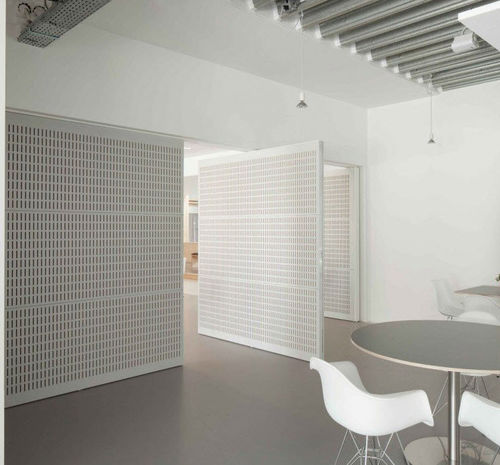 Parete mobile - Tennis center - Doom, The Netherlands - FritsJurgens - in legno / professionale / per open space