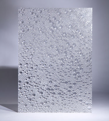 Pannello decorativo per interni - DROPS - Designpanel - in poliestere / liscio / trasparente