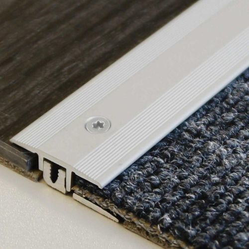 Profilato di transizione in alluminio - 1451021 - Tarkett PROFESSIONAL - per rivestimento di pavimenti / a sezione rettangolare / argentato
