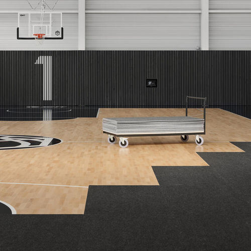Pavimentazione sportiva da interno - PROTECTILES - Tarkett PROFESSIONAL - in gomma riciclata / professionale / di lunga durata