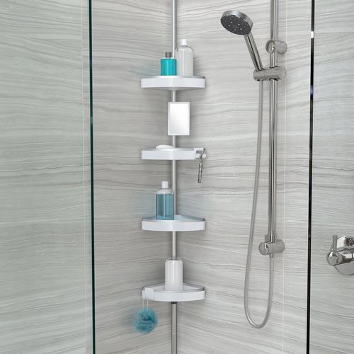 Cestino murale da doccia - HiRISE 4 - Better Living Products - d'angolo
