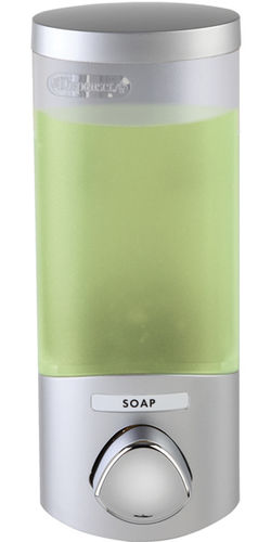 Distributore di sapone professionale - EURO UNO SATIN SILVER - Better Living Products - da parete / in ABS / manuale