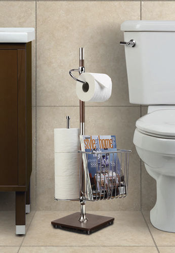 Portarotolo a pavimento - RICHWOOD - Better Living Products - in acciaio inossidabile / per uso residenziale