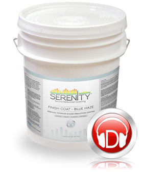 Pittura isolante acustica - SERENITY DESIGNER COLOR / BLUE HAZE - 360 COATINGS - indoor / per muro