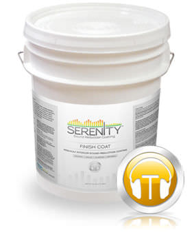 Pittura isolante acustica - SERENITY FINISH COAT - 360 COATINGS - indoor / per muro
