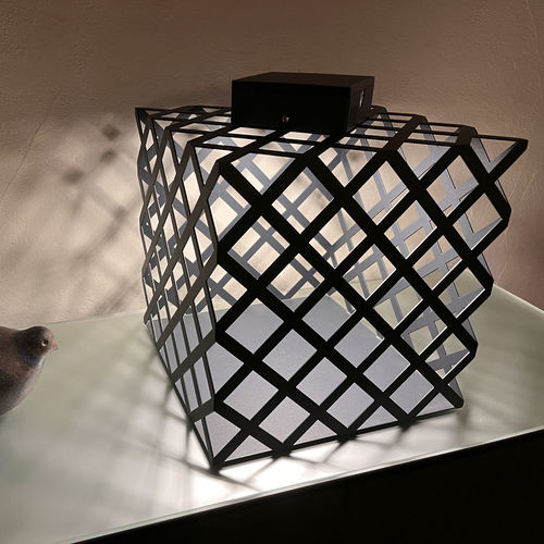 Lampada mobile - l'X - aralia - LYX luminaires - in acciaio / in acciaio inossidabile / in acciaio verniciato