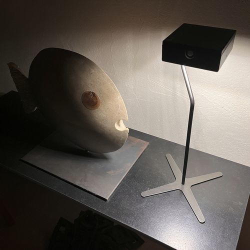 Lampada mobile - CANDLESTICK TEE - aralia - LYX luminaires - in acciaio / in acciaio inossidabile / in acciaio verniciato