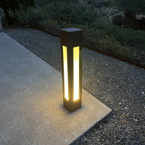 Lampioncino da giardino - BN 080 - aralia - LYX luminaires - per spazio pubblico / contemporaneo / in acciaio inossidabile
