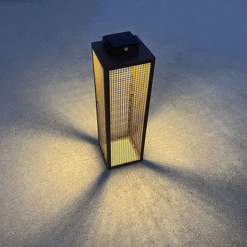 Lanterna contemporanea - LAS 900 TRAME - aralia - LYX luminaires - in acciaio / in acciaio verniciato / in acciaio inox verniciato