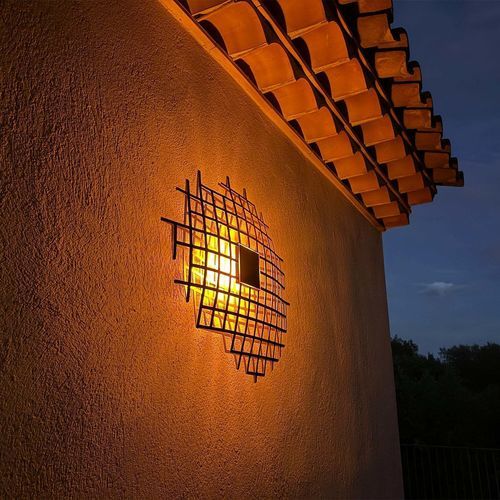 Applique contemporanea - YXY - aralia - LYX luminaires - da esterno / in acciaio COR-TEN® / in acciaio
