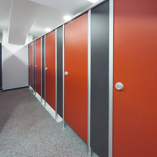 Cabina per bagni pubblici in laminato - VK13 - Schaefer-Trennwandsysteme - per toilette / per interni