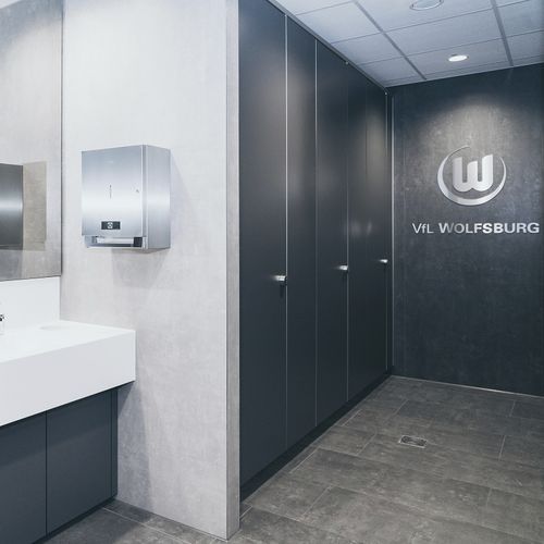 Cabina per bagni pubblici per toilette - EF-3 ALTUS - Schaefer-Trennwandsysteme - per interni