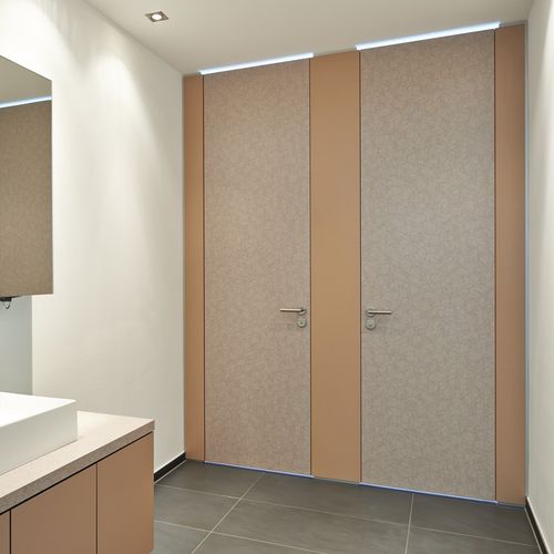 Cabina per bagni pubblici in HPL - SVFG40 ALTUS - Schaefer-Trennwandsysteme - per toilette / per interni
