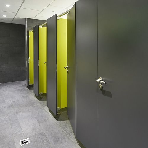 Cabina per bagni pubblici in alluminio - SVF30 JUMP - Schaefer-Trennwandsysteme - per toilette / per interni