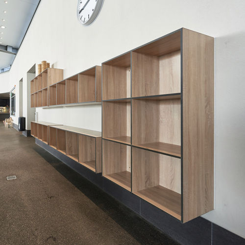 Mensola - Schaefer-Trennwandsysteme - contemporaneo / in HPL / bianco