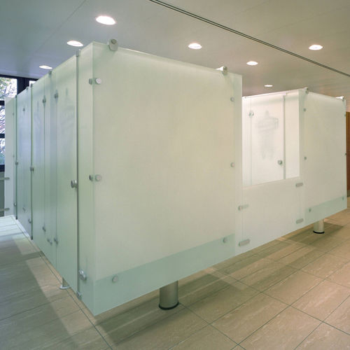 Spogliatoio per edifici pubblici - VITRUM II WK - Schaefer-Trennwandsysteme