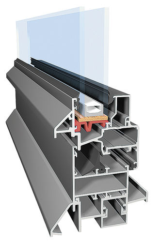 Profilato per porte in alluminio - ECONOLINE - ABM FENETRE