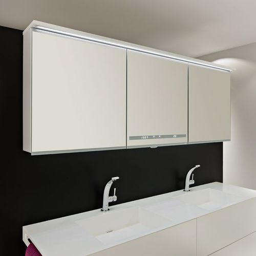 Mobile da bagno contemporaneo - SMART - ALKE - in legno / da parete / con specchio