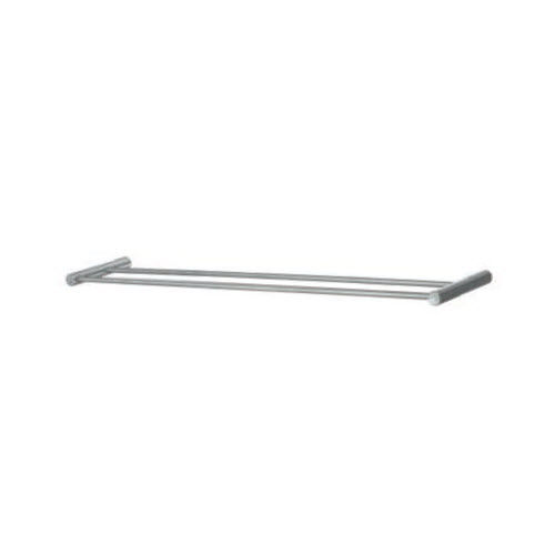 Portasalviette a 2 barre - T02 - APC - da parete / in acciaio inossidabile / in acciaio inossidabile lucido