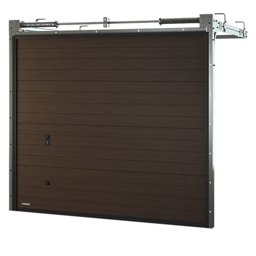 Porta sezionale per garage - VENTE K2 RC - BERTRAND - in legno / in schiuma di poliuretano / automatica
