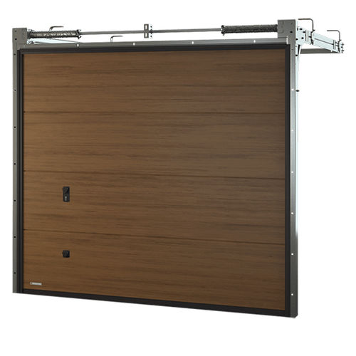 Porta sezionale per garage - VENTE K2 RF - BERTRAND - in legno / in schiuma di poliuretano / automatica